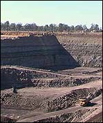 Open cast mine 