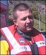 Senior Helmsman Ritchie Webborn