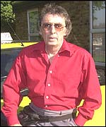 Taxi driver Ian Webster