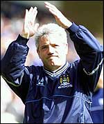Manchester City manager Kevin Keegan