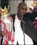 Arsenal defender Sol Campbell