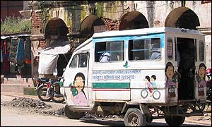 Safa tempo in Kathmandu, Nepal