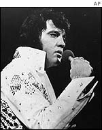 Elvis Presley in 1977