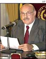 Paraguayan President Luis Gonzalez Macchi