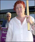 Elane Heffernan of the Committee to Defend Asylum Seekers