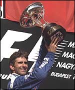 Damon Hill achieved a somewhat freak second place in Hungary in 1997