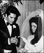 Elvis and Priscilla Presley
