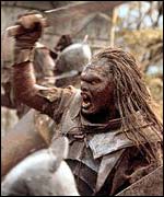 Battle scene from Lord of the Rings