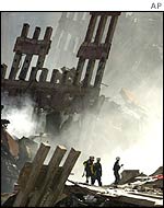 World Trade Center wreckage