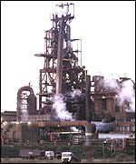 A Welsh steel plant