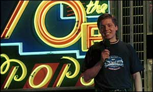 Mark Goodier presenting Top of the Pops in 1988