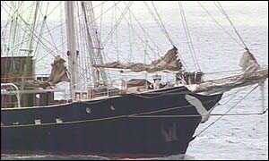 The Italian naval ketch Orsa Maggiore