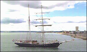 The Italian naval ketch Orsa Maggiore