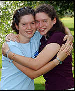 Suzannah (left) and Nicola Robertson 