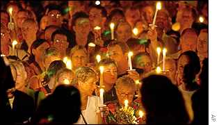 Candle vigil 