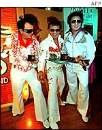 An Impersonate Elvis contest in Kuala Lumpur