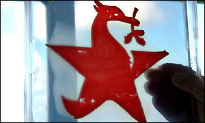 The cultured logo of the Liver bird