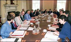 A Cabinet meeting