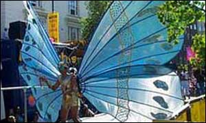 Carnival butterfly