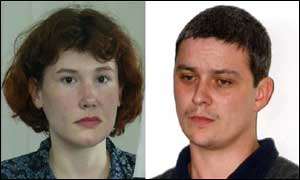 Ian Huntley and Maxine Carr, who were arrested on Saturday morning