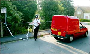 Police are seaching a house and Soham college for clues