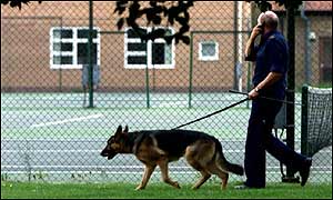 Police search Soham College grounds