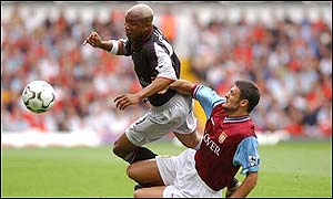 Diouf and Alpay faced each other in a World Cup quarter-final