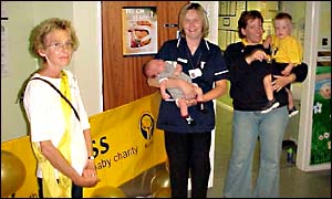 Sally Williams at UHW, Cardiff