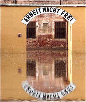 Entrance to former Nazi prison and Jewish ghetto Theresienstadt (Terezin) (AFP)