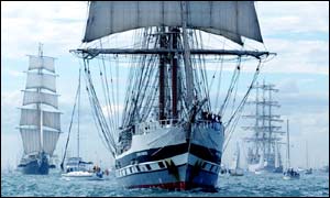 The British training ship Stavros S Niarchos