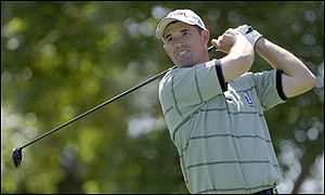 Harrington finishes on two over par some 12 shots behind Rich Beem