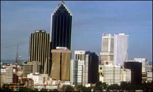 Perth skyline, BBC