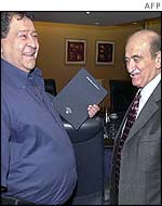 Binyamin Ben-Eliezer and Abdul Razak al-Yahya 