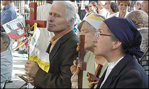 Devouts at Kalwaria Zebrzydowska 