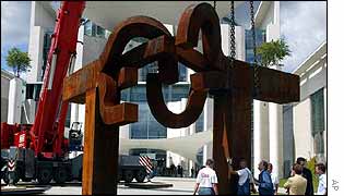 Chillida's Berlin sculpture