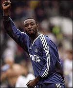 Striker Lomano LuaLua has found his scoring touch for Newcastle