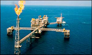 Qatar oil and gas platform
