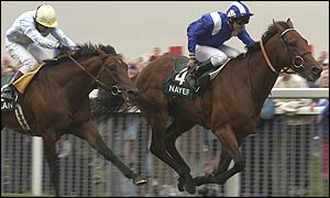 Nayef (right) leads Golan