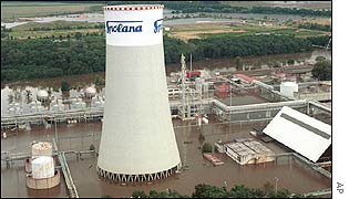 Spolana chemical plant in the Czech Republic. AP