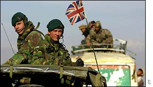 British Royal Marine commandos in Afghanistan