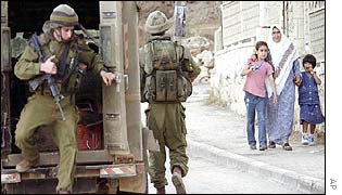 Israeli troops in Ramallah