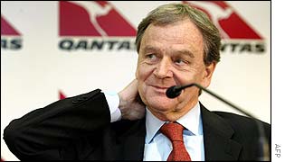 Qantas chief executive Geoff Dixon