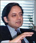 UN official, Shashi Tharoor