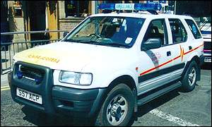 Vauxhall Frontera response vehicle