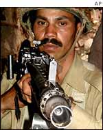 A Pakistani soldier