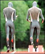 Runner in Nike sportswear