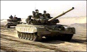 Tank in Gulf War