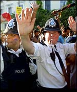 Police join in the Carnival fun