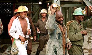 South African miners