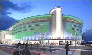 Architect's picture of new centre